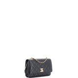 Trendy CC Wallet on Chain Quilted Lambskin