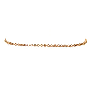 Camellia Chain Bracelet 18K Rose Gold with Diamond