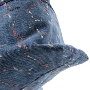 22 Chain Hobo Denim with Sequins Medium