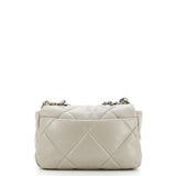 19 Flap Bag Quilted Leather Medium