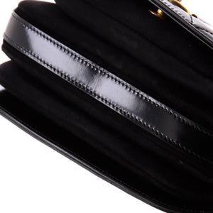 My Sweet CC Full Flap Messenger Bag Quilted Shiny Calfskin with Suede Mini