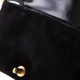 My Sweet CC Full Flap Messenger Bag Quilted Shiny Calfskin with Suede Mini