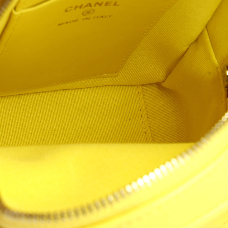 Classic CC Chain Pocket Backpack Quilted Caviar Mini