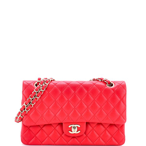 Classic Double Flap Bag Quilted Lambskin Medium