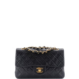 Vintage Classic Double Flap Bag Quilted Lambskin Small