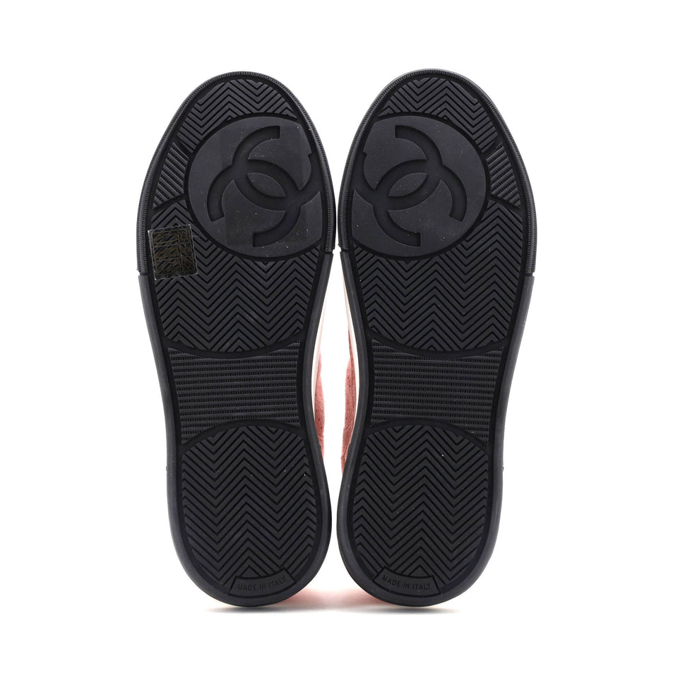 Women's CC Low-Top Sneakers Perforated Suede