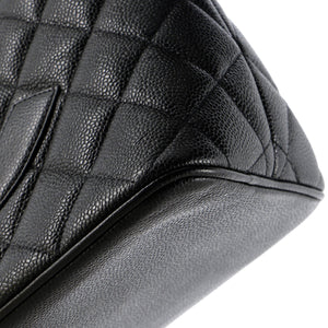 Medallion Tote Quilted Caviar