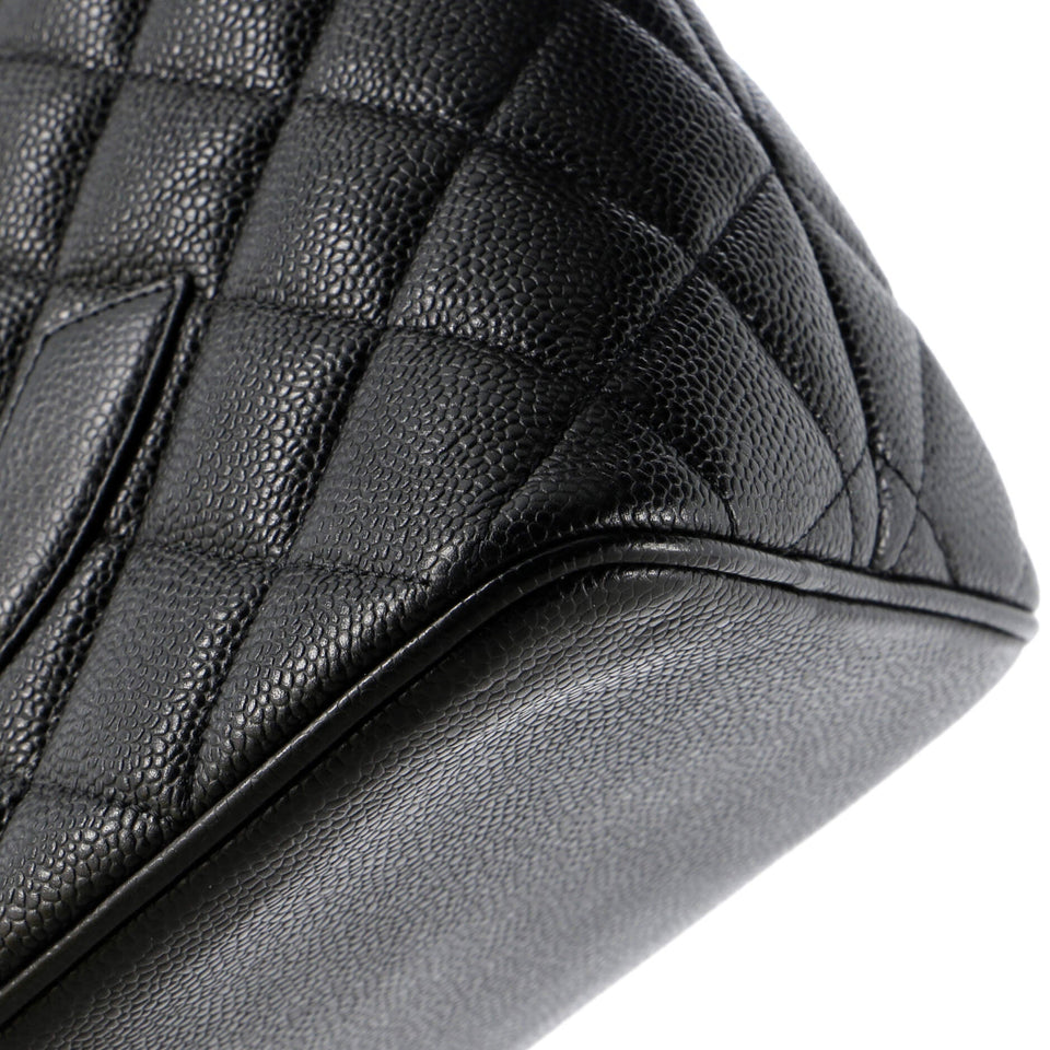 Medallion Tote Quilted Caviar