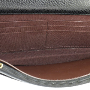 Wallet on Chain Quilted Caviar