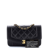 Vintage Diana Flap Bag Quilted Lambskin Small