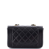 Vintage Diana Flap Bag Quilted Lambskin Small