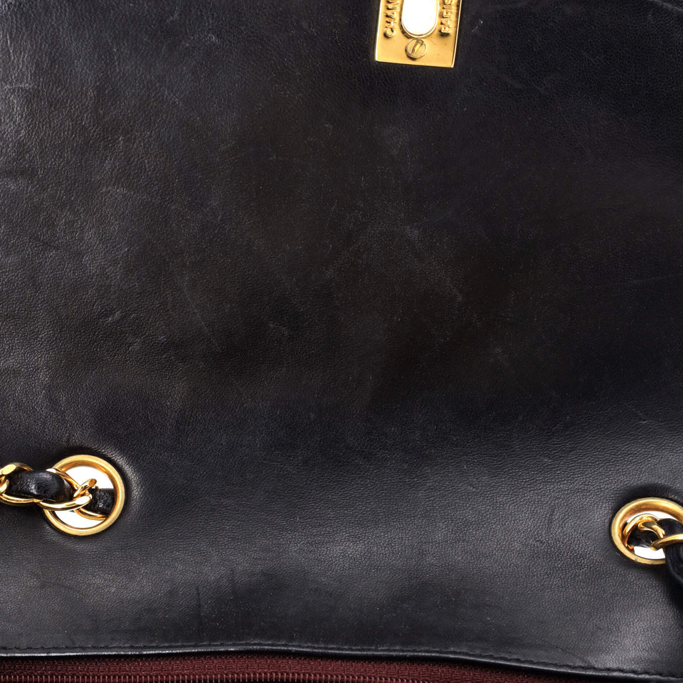 Vintage Diana Flap Bag Quilted Lambskin Small