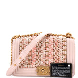 Boy Flap Bag Braided Tweed Old Medium