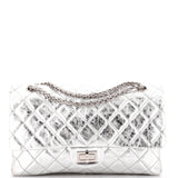 Reissue 2.55 Flap Bag Quilted Metallic Aged Calfskin 227