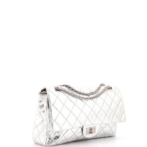 Reissue 2.55 Flap Bag Quilted Metallic Aged Calfskin 227