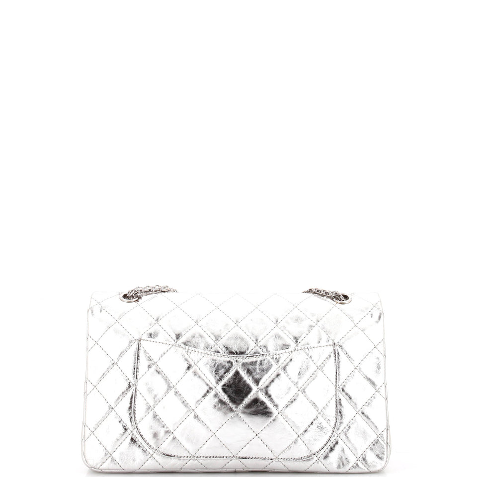 Reissue 2.55 Flap Bag Quilted Metallic Aged Calfskin 227