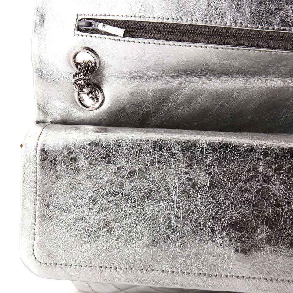 Reissue 2.55 Flap Bag Quilted Metallic Aged Calfskin 227