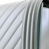 Boy Flap Bag Iridescent Chevron Lambskin Old Medium