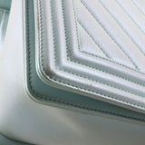Boy Flap Bag Iridescent Chevron Lambskin Old Medium