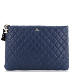 Cuba La Habana O Case Clutch Quilted Lambskin Large