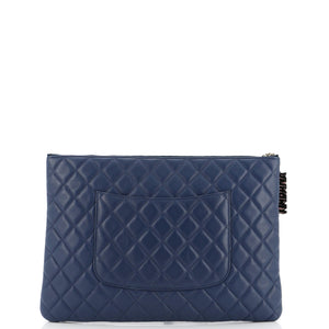 Cuba La Habana O Case Clutch Quilted Lambskin Large