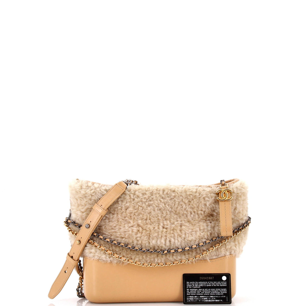 Gabrielle Hobo Shearling and Leather Medium