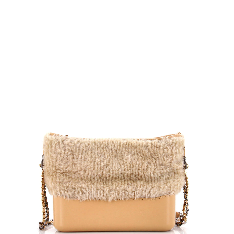Gabrielle Hobo Shearling and Leather Medium