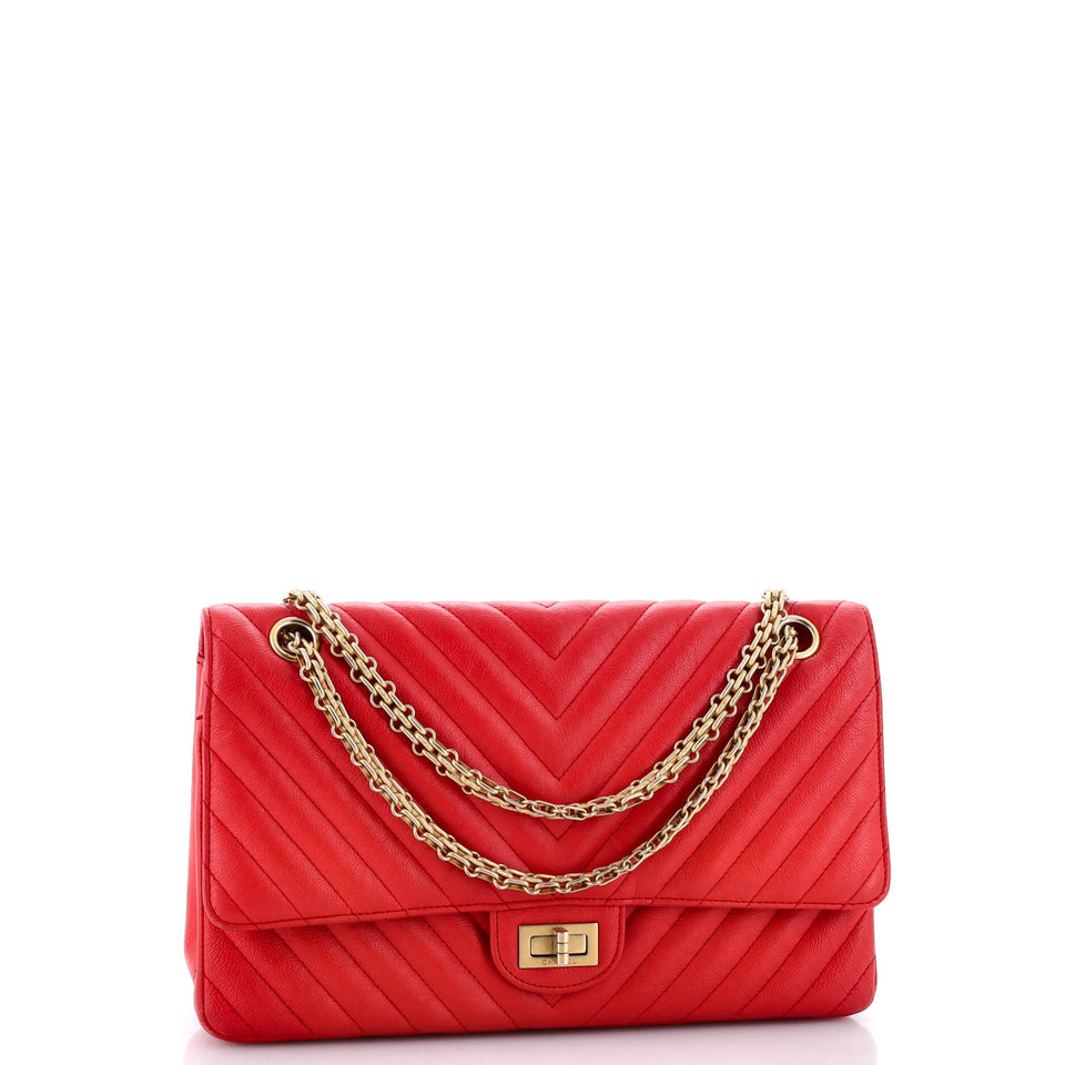 Reissue 2.55 Flap Bag Chevron Sheepskin 226