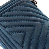 Boy Flap Bag Chevron Nubuck Old Medium