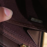 Zip Around Wallet Quilted Caviar Long