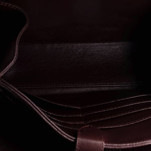 Filigree Vanity Case Quilted Caviar Large