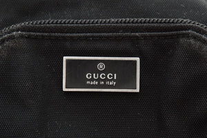 Gucci Vintage Black Triple Pouch Handbag