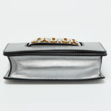 Dior Silver Leather Miss J'adior Chain Flap Bag