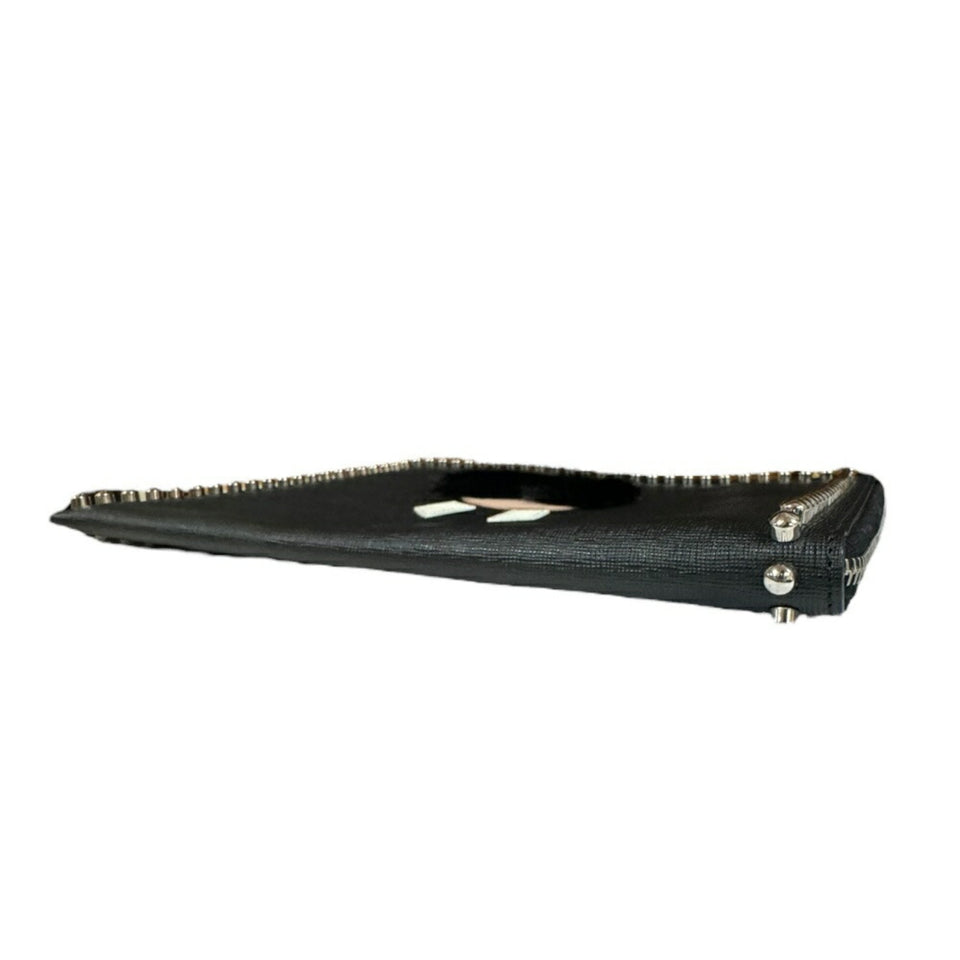 Fendi  Leather Clutch Bag (Pre-Owned)