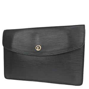 Louis Vuitton Montaigne  Leather Clutch Bag