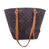 LOUIS VUITTON Vintage Monogram Canvas Sac Shopping Bag Tote