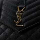 Classic Monogram Envelope Wristlet Clutch Mixed Matelasse Leather