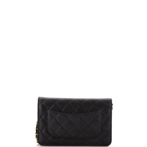 Wallet on Chain Quilted Caviar