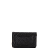 Wallet on Chain Quilted Caviar