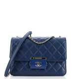 Beauty Lock Flap Bag Quilted Sheepskin Small