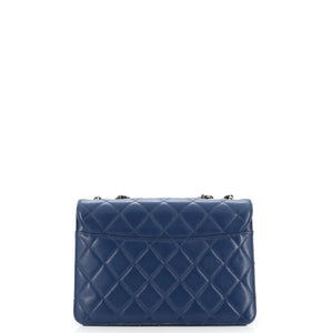 Beauty Lock Flap Bag Quilted Sheepskin Small