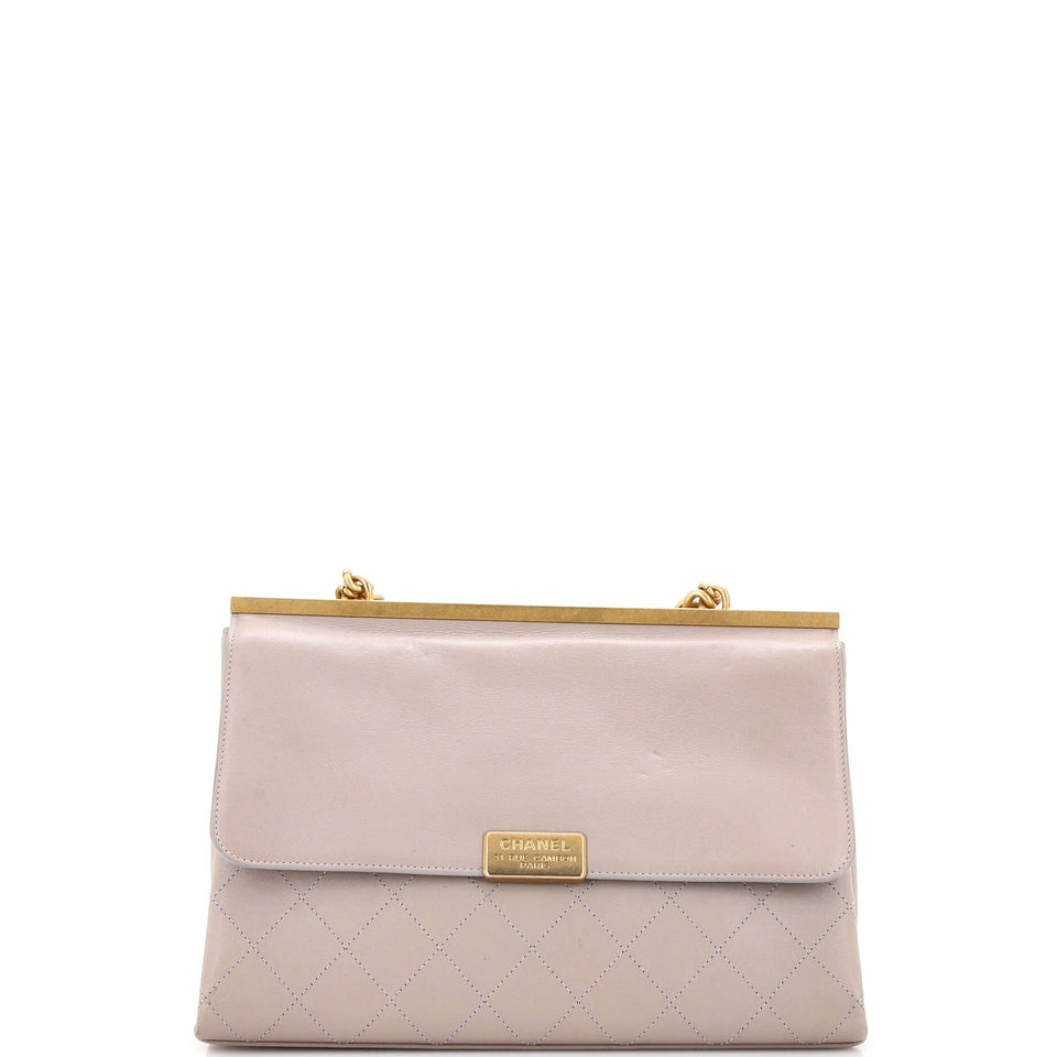 Coco Luxe Flap Bag Quilted Calfskin Medium