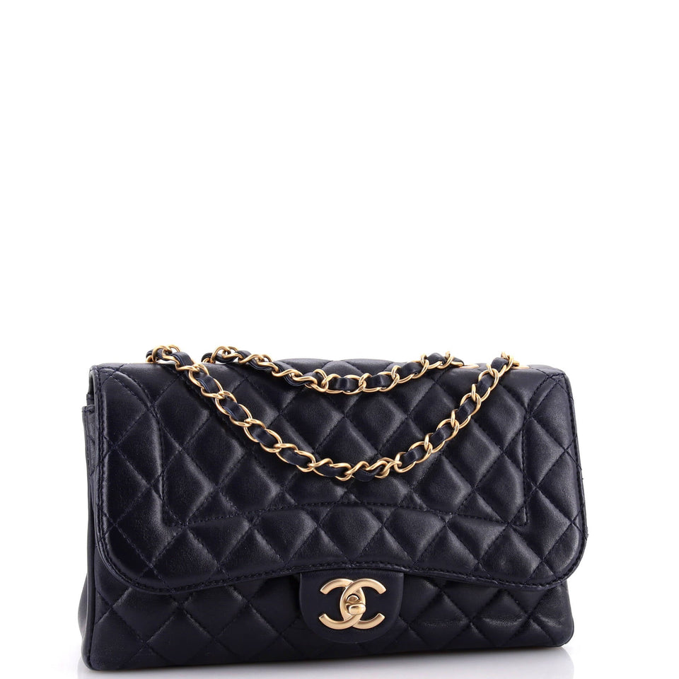 Mademoiselle Chic Flap Bag Quilted Lambskin Medium