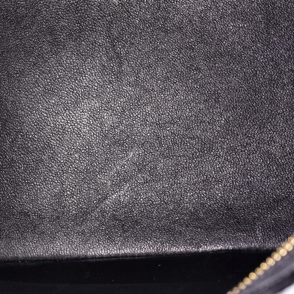 Medallion Tote Quilted Caviar