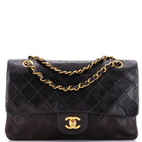 Vintage Classic Double Flap Bag Quilted Lambskin Medium
