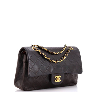 Vintage Classic Double Flap Bag Quilted Lambskin Medium