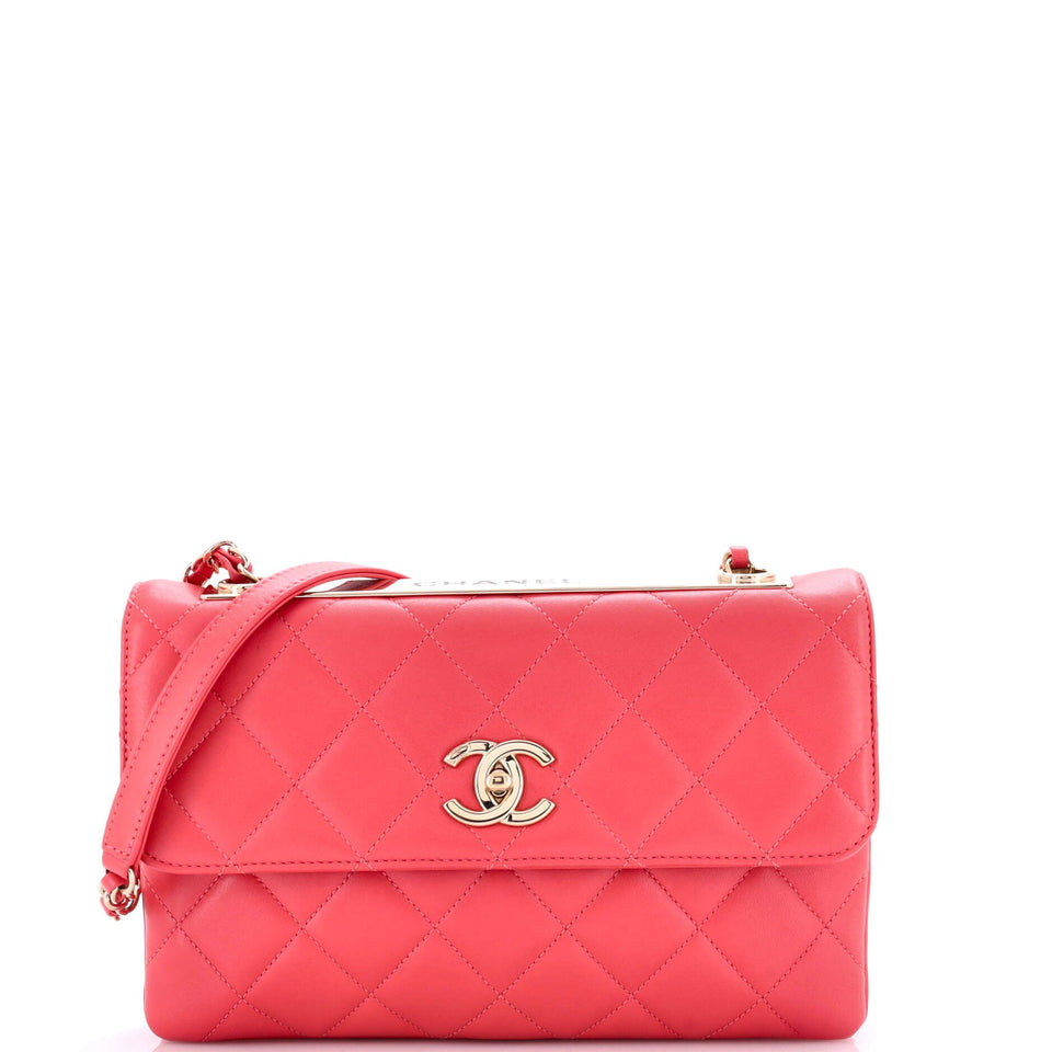 Trendy CC Flap Bag Quilted Lambskin Medium