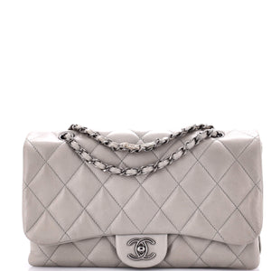 3 Flap Bag Quilted Lambskin Jumbo