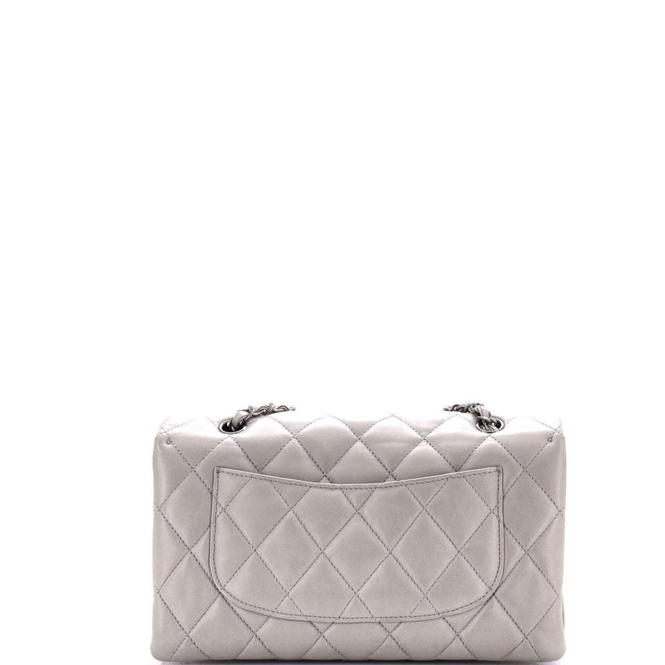 3 Flap Bag Quilted Lambskin Jumbo