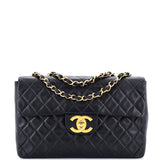 Vintage Classic Single Flap Bag Quilted Lambskin Maxi